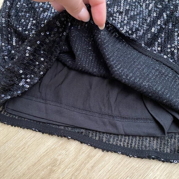 NWT City Chic Womens Savanna Sequin Jumpsuit One Shoulder Black Plus Size L/20 - Picture 7 of 16